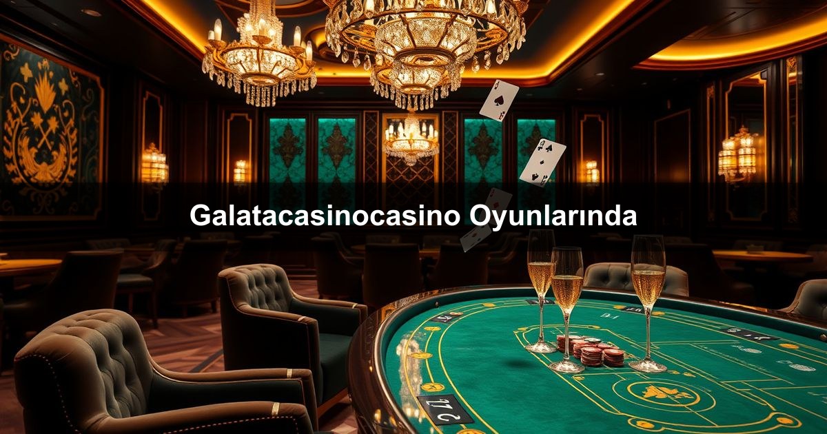 Galatacasinocasino Oyunlarında